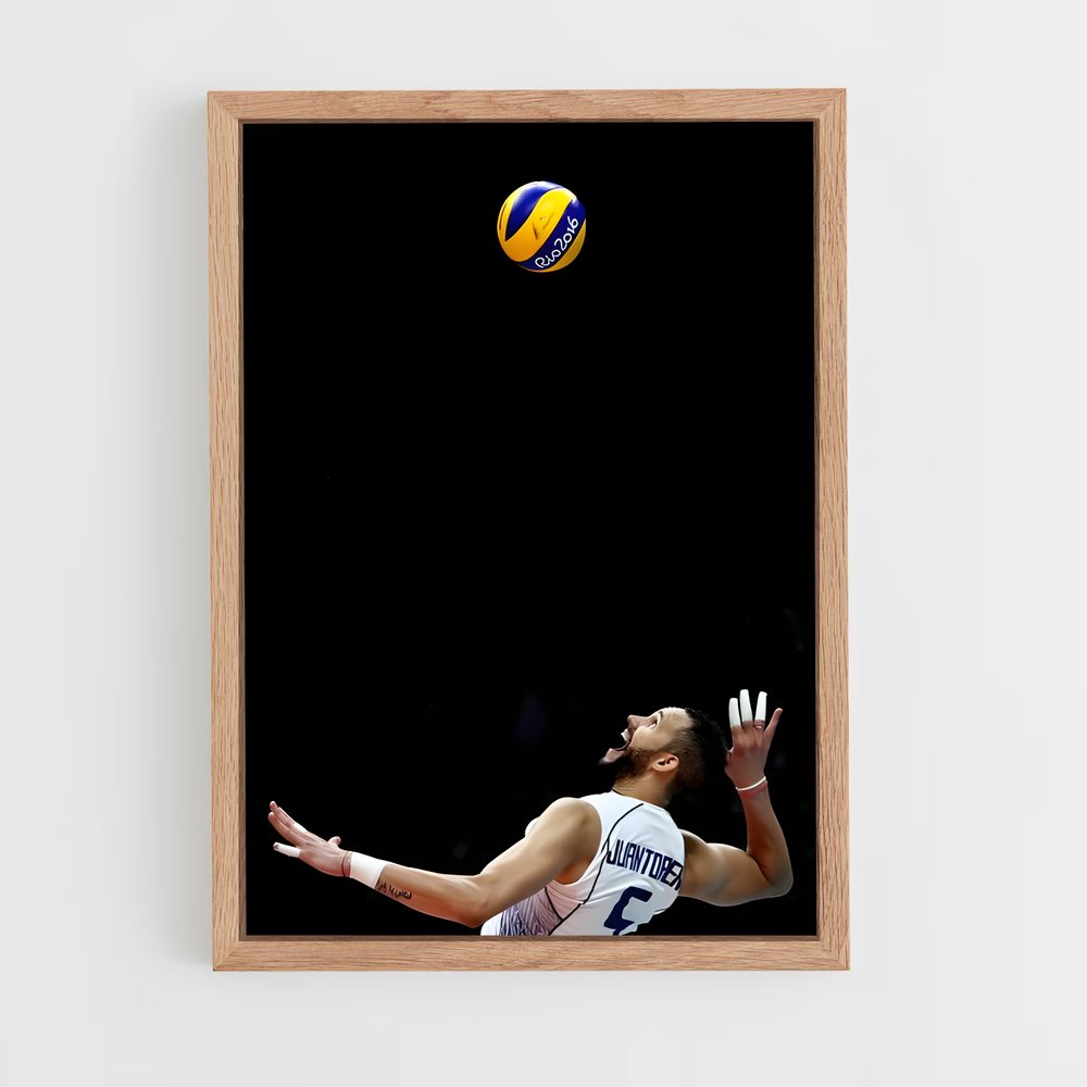 Poster Volée Éblouissante – affiche Volleyball (vue 4)